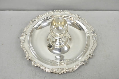 Vintage Sheridan Victorian Silver Plated Shrimp Cocktail Serving Platter Tray