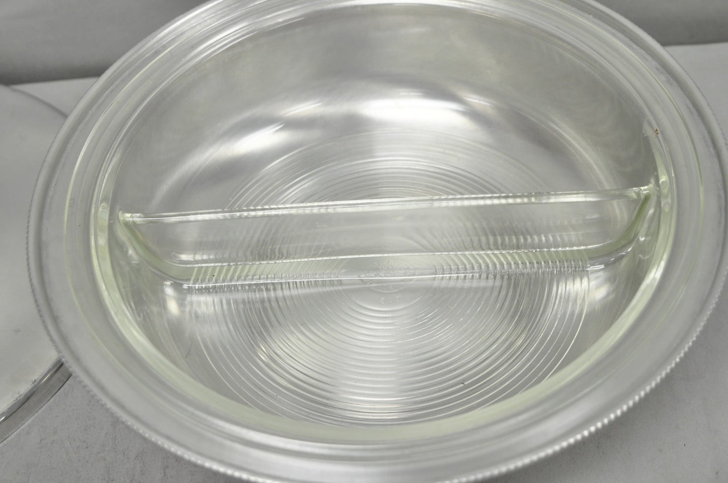 Vintage BW Buenilum Silver Plated Aluminum Art Nouveau Covered Serving Dish