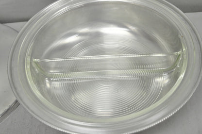 Vintage BW Buenilum Silver Plated Aluminum Art Nouveau Covered Serving Dish