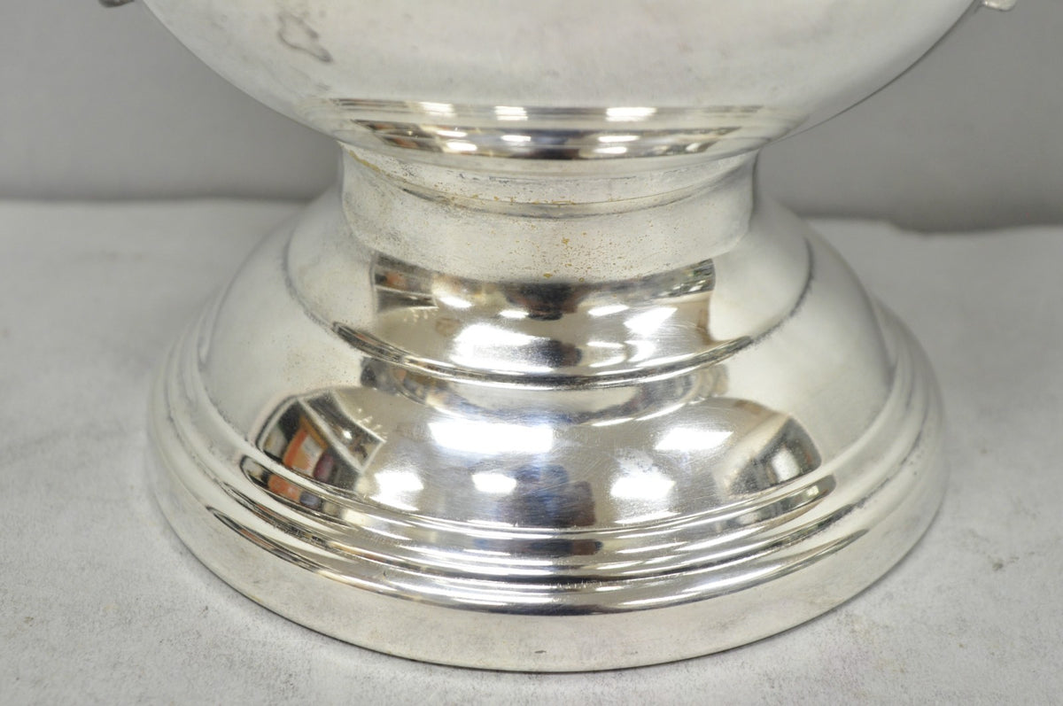 Vintage Leonard Silver Plated Trophy Cup Urn Champagne Chiller Bar Ice Bucket