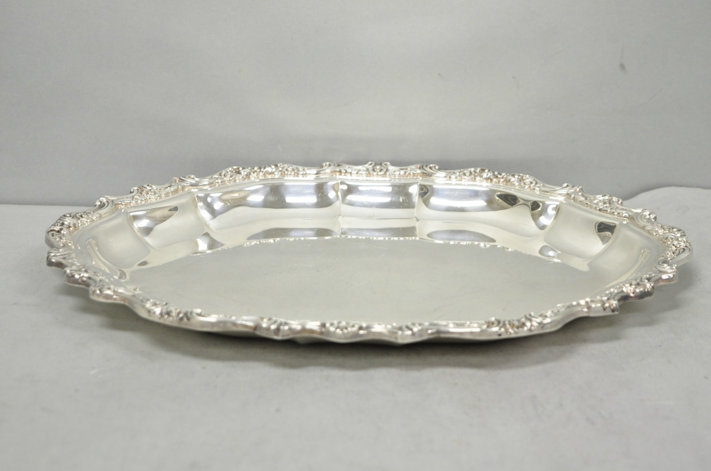 International Silver "Countess" Silver Plated Small Bar Tray Serving Platter