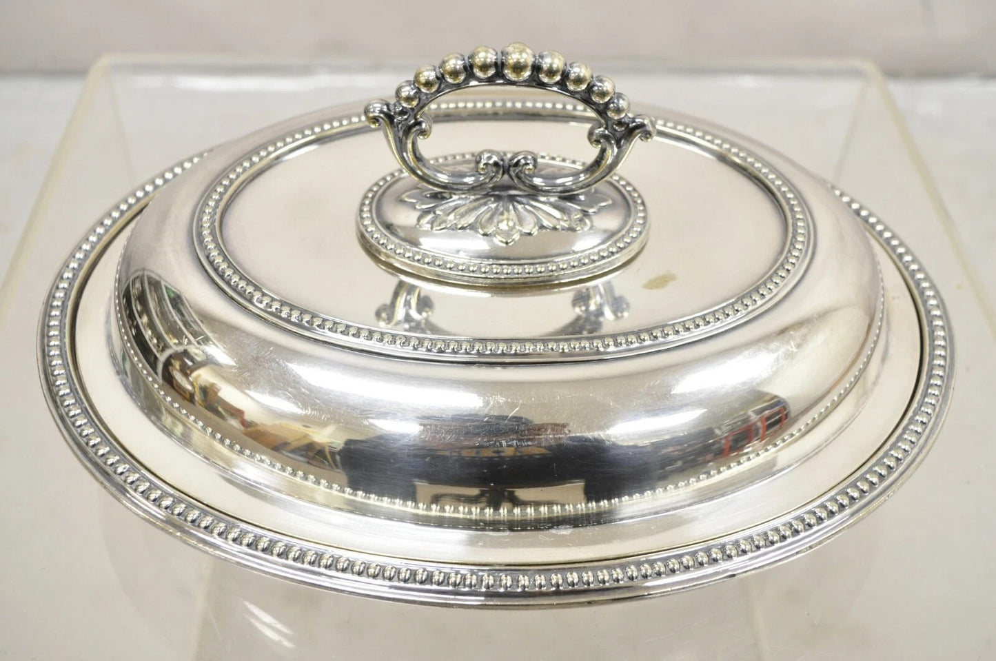 Mappin & Webb's Prince's Plate English Sheffield Silver Plated Covered Dish