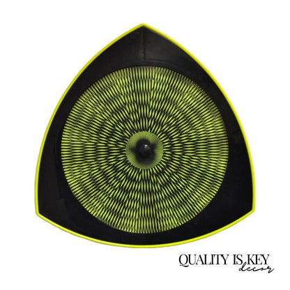 Vintage 1996 Rabbit Tanaka Lumaseries CyberSpace Neon Green Kinetic Wall Art (B)
