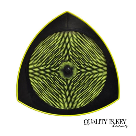 Vintage 1996 Rabbit Tanaka Lumaseries CyberSpace Neon Green Kinetic Wall Art (B)