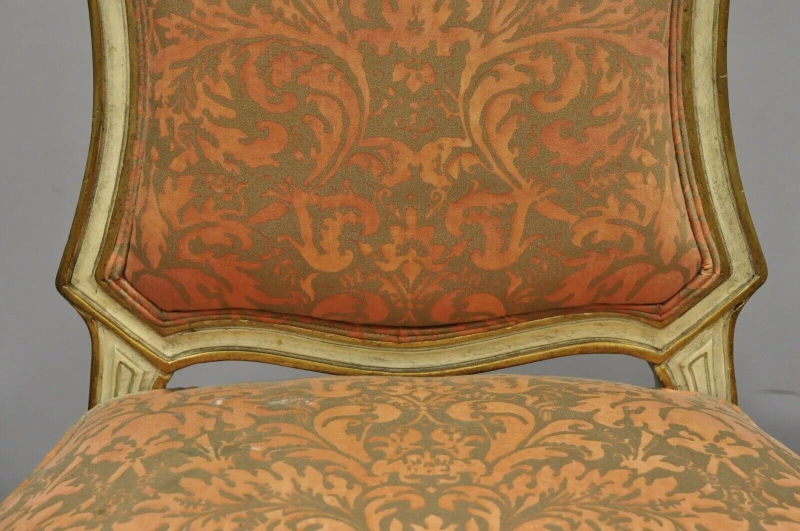 Italian Provincial French Hollywood Regency Dining Side Chairs - Set of 4