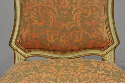 Italian Provincial French Hollywood Regency Dining Side Chairs - Set of 4