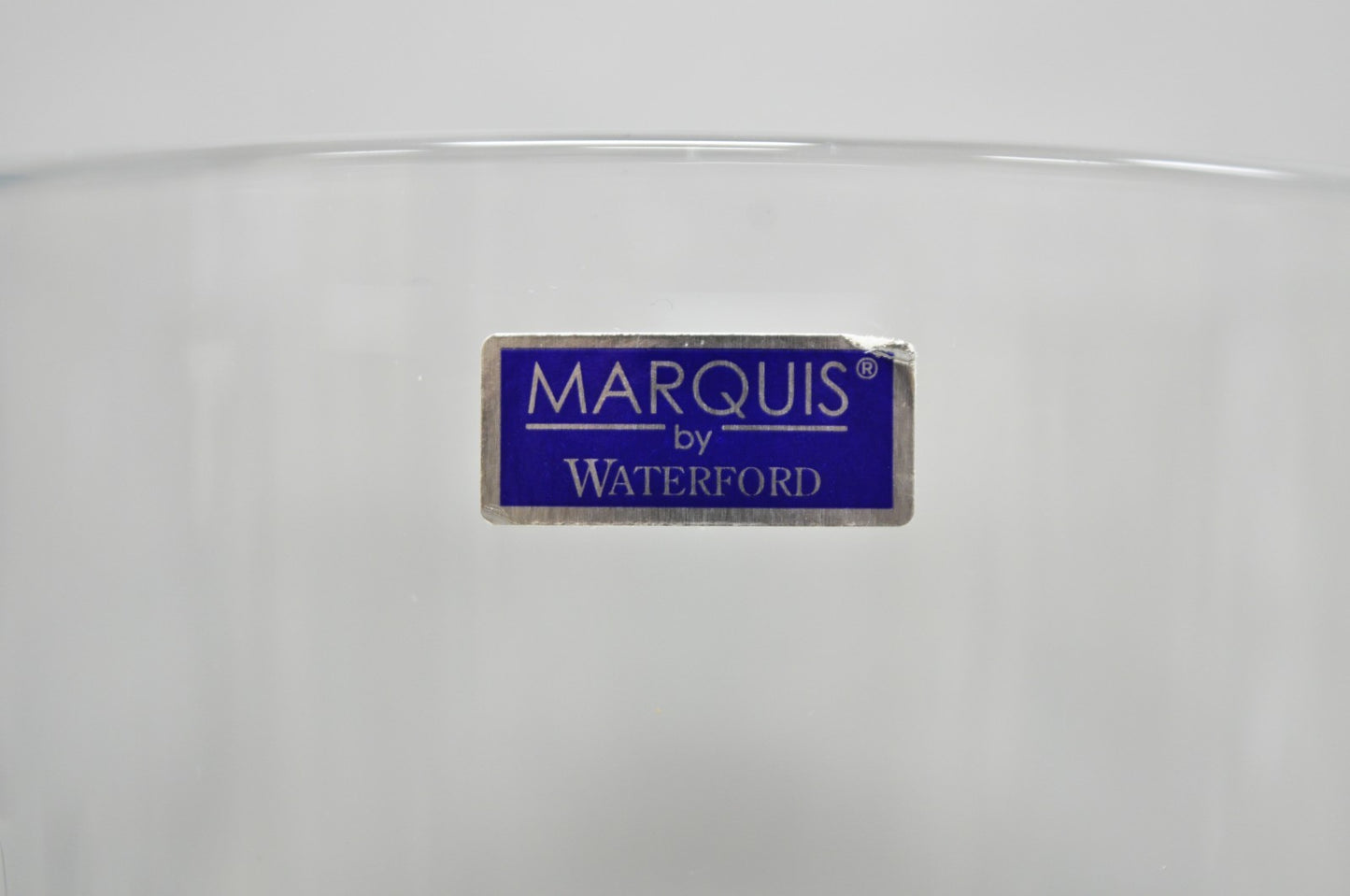 Marquis by Waterford 12" Tall Etched Round Lead Crystal Glass Flower Vase