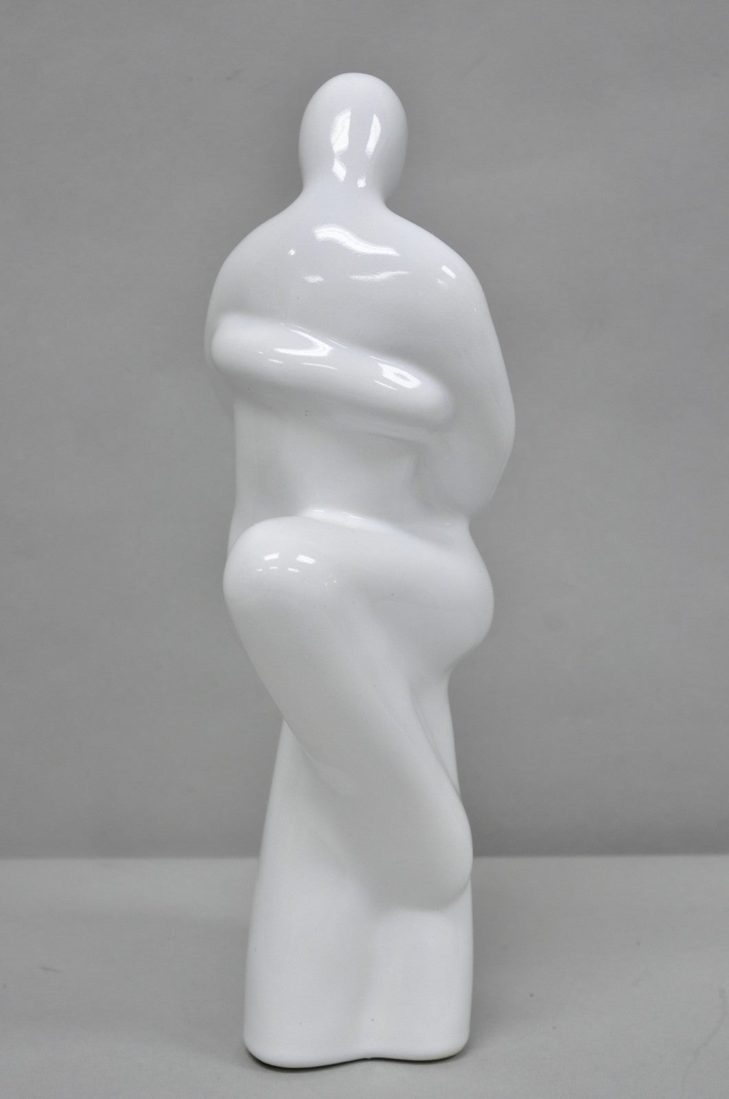 Vintage Royal Haeger Couple Dancing White Art Deco 1993 Ceramic Sculpture