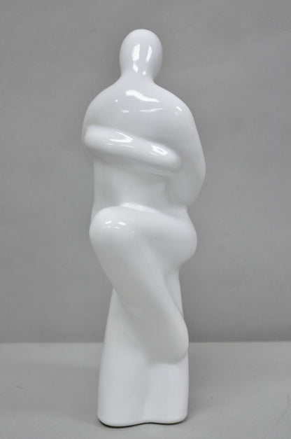 Vintage Royal Haeger Couple Dancing White Art Deco 1993 Ceramic Sculpture