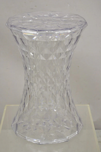 Marcel Wanders for Kartell Italy Clear PMMA Hourglass "Stone" Stool - a Pair