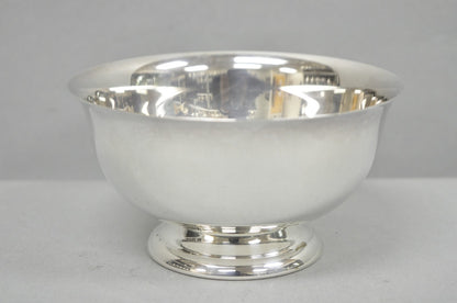 Vintage Paul Revere Reed & Barton Style Small 5" Round Silver Plated Candy Dish