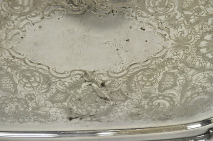 Vintage 1847 Rogers Bros "Remembrance" 9898 Silver Plated Serving Platter Tray
