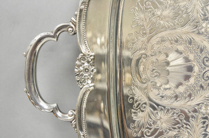 Vintage 1847 Rogers Bros "Remembrance" 9892 Silver Plated Serving Platter Tray