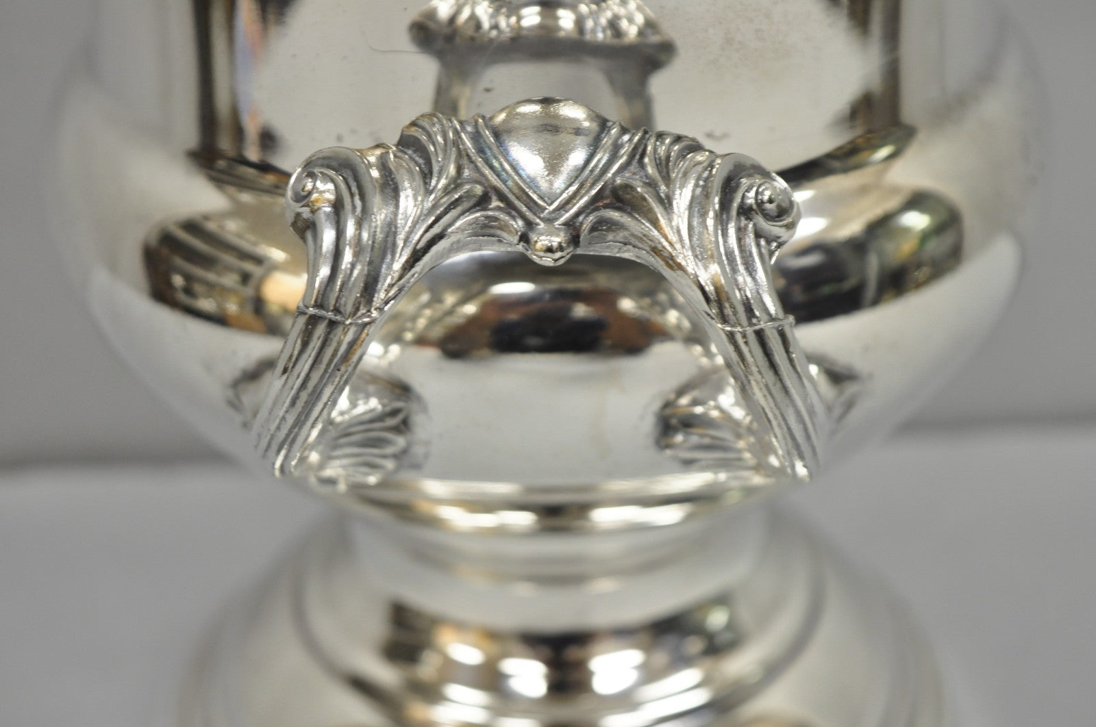 Vintage Trophy Cup Silver Plated Grapevine Bar Champagne Chiller Ice Bucket