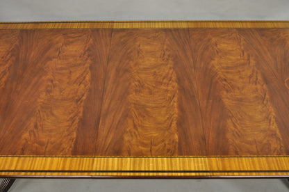 Baker Stately Homes Collection Georgian Duncan Phyfe Mahogany Dining Room Table
