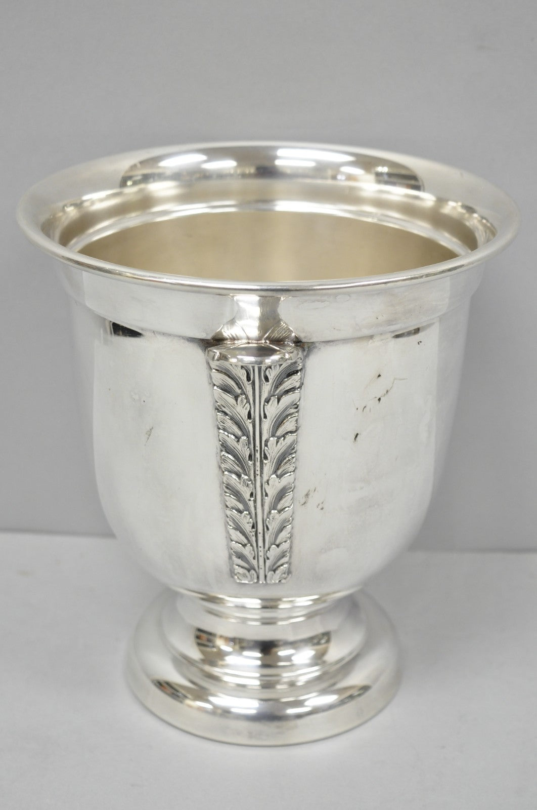 Vintage Sheffield English Regency Silver Plated Champagne Chiller Ice Bucket