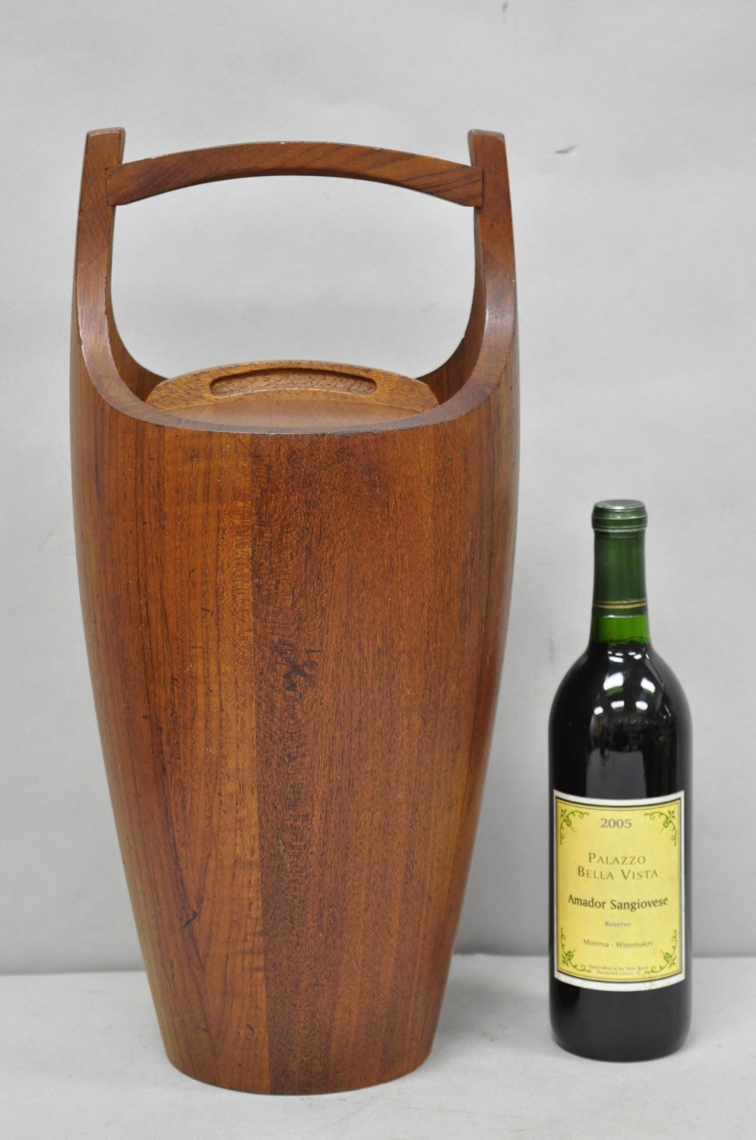 Vintage Mid Century Danish Modern Staved Teak Jens Quistgaard Ice Bucket  Dansk