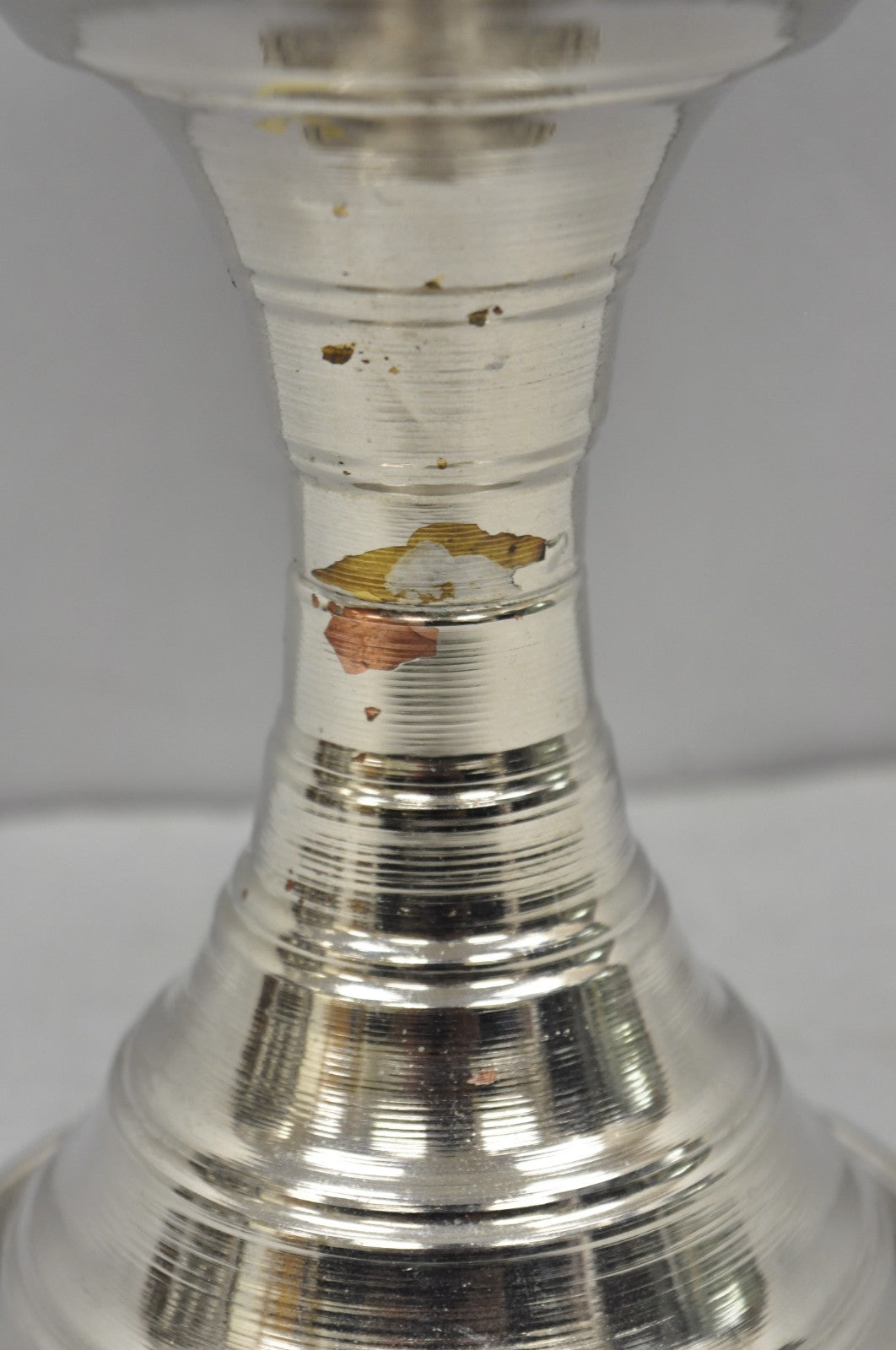 Vintage Hollywood Regency Style Silver Plated "Crown" Pedestal Candy Dish Bowl