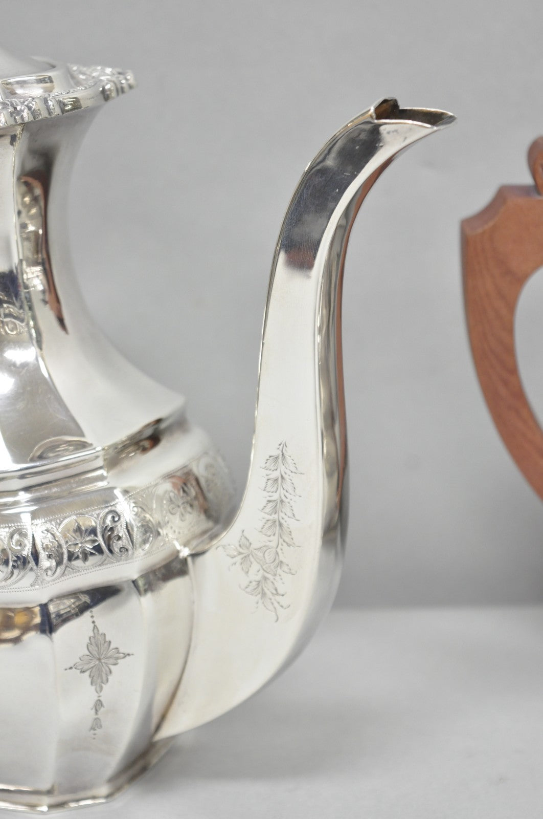 Antique Bailey Banks & Biddle English Edwardian Silver Plated Tea Set - 4 Pcs