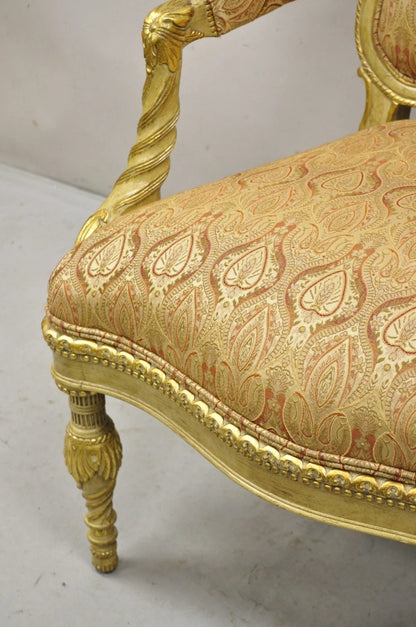 Oscar de la Renta Home Century Furniture Italian Neoclassical Lounge Arm Chair