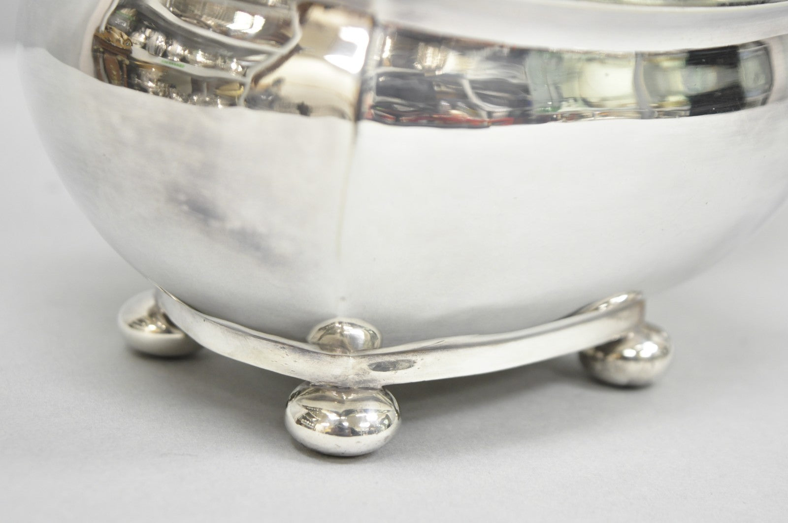 Antique Walker & Hall 53499 Art Deco Silver Plated Tea Service Set - 4 Pcs