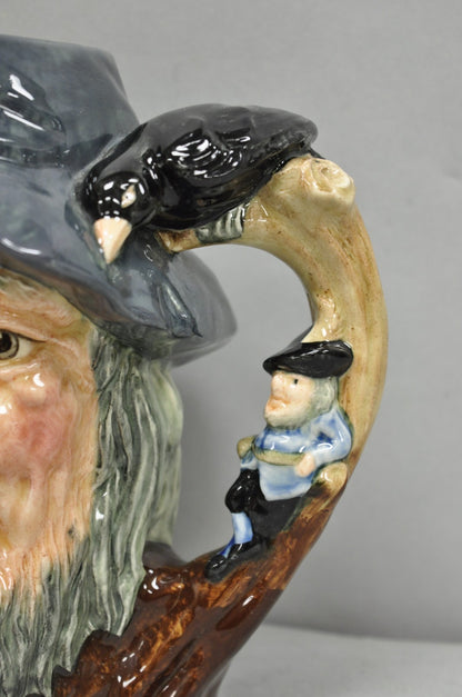 Vintage 1954 Royal Doulton Rip Van Winkle D6438 Porcelain Toby Character Jug Mug