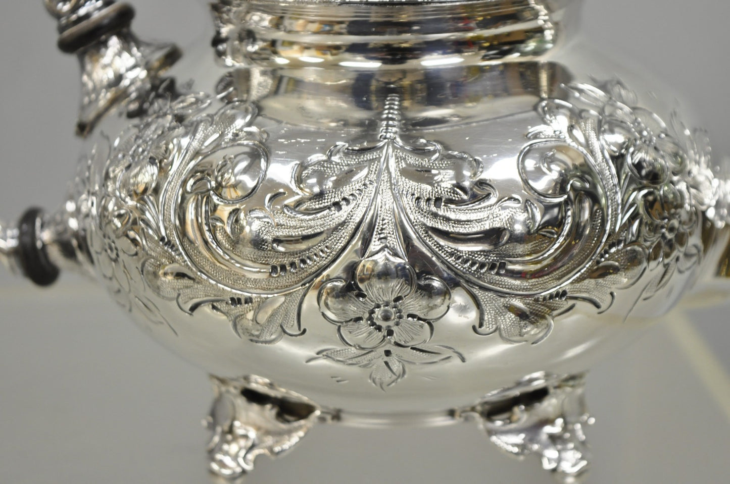 Antique John Turton Sheffield England Victorian Silver Plated Tea Set - 7 Pc Set