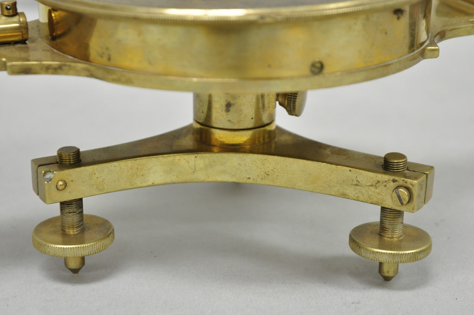 Vintage Victorian Ash & Son Makers Brass Maritime Ship Compass Birmingham Cover