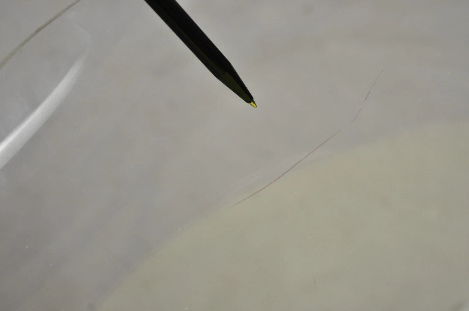 Vintage Jansko Mid Century Modern Sculpted Lucite Yellow Vinyl Swivel Chair