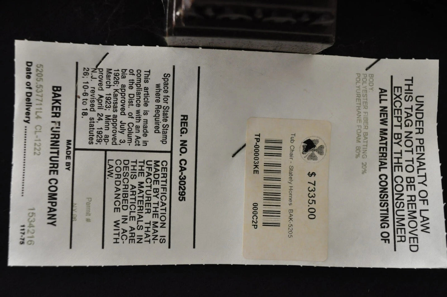 Baker Stately Homes Regency Style Grey Leather Lions Head Pull Up Tub Club Chair