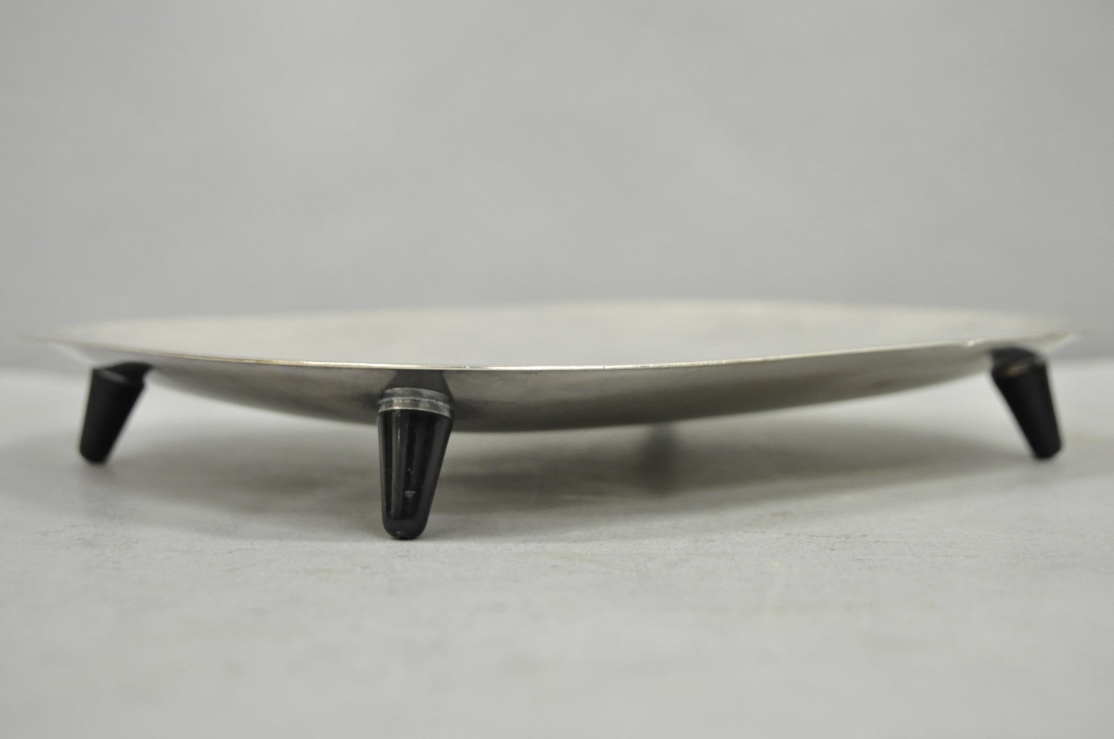 Vintage Mid Century Modern FB Rogers 5812 Silver Plated Footed Trinket Dish