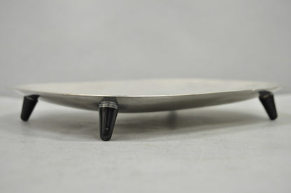 Vintage Mid Century Modern FB Rogers 5812 Silver Plated Footed Trinket Dish