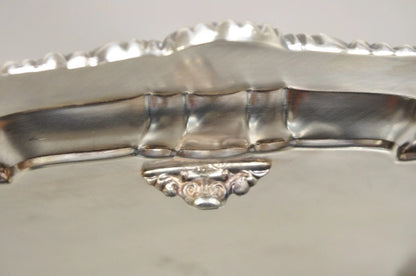 Vintage EPCA Silverplate by Poole 3216 Round Salver Platter Tray - Engraved