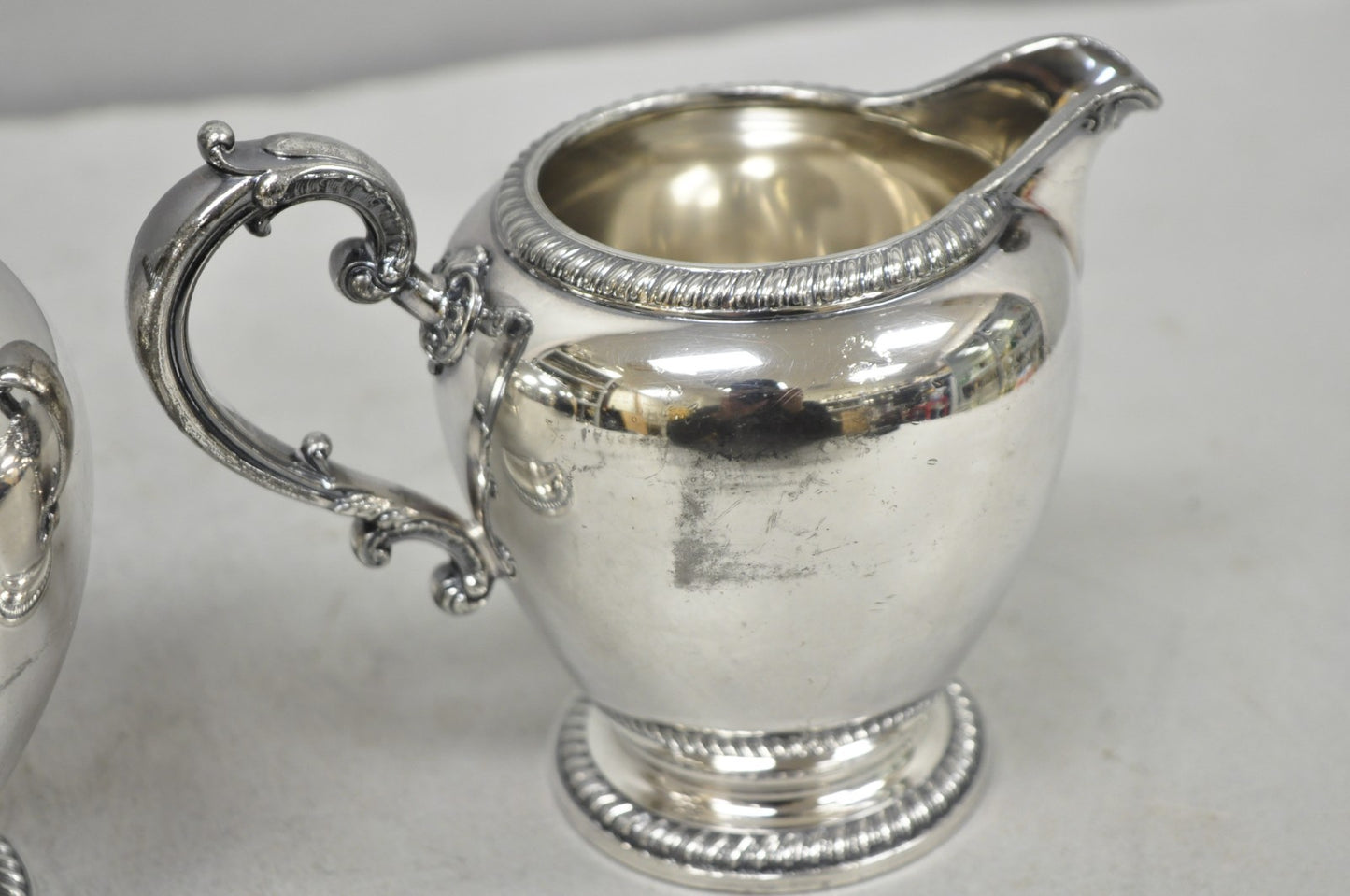 Antique Reed & Barton 4090 Silver Plated Victorian Tea Service  - 5 Pc Set
