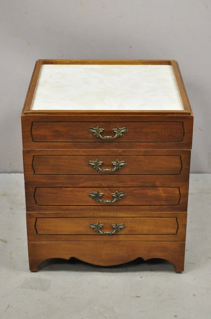 Vintage Mark Adam Co. Mid Century Modern Stacking Folding Snack Table - Set of 3