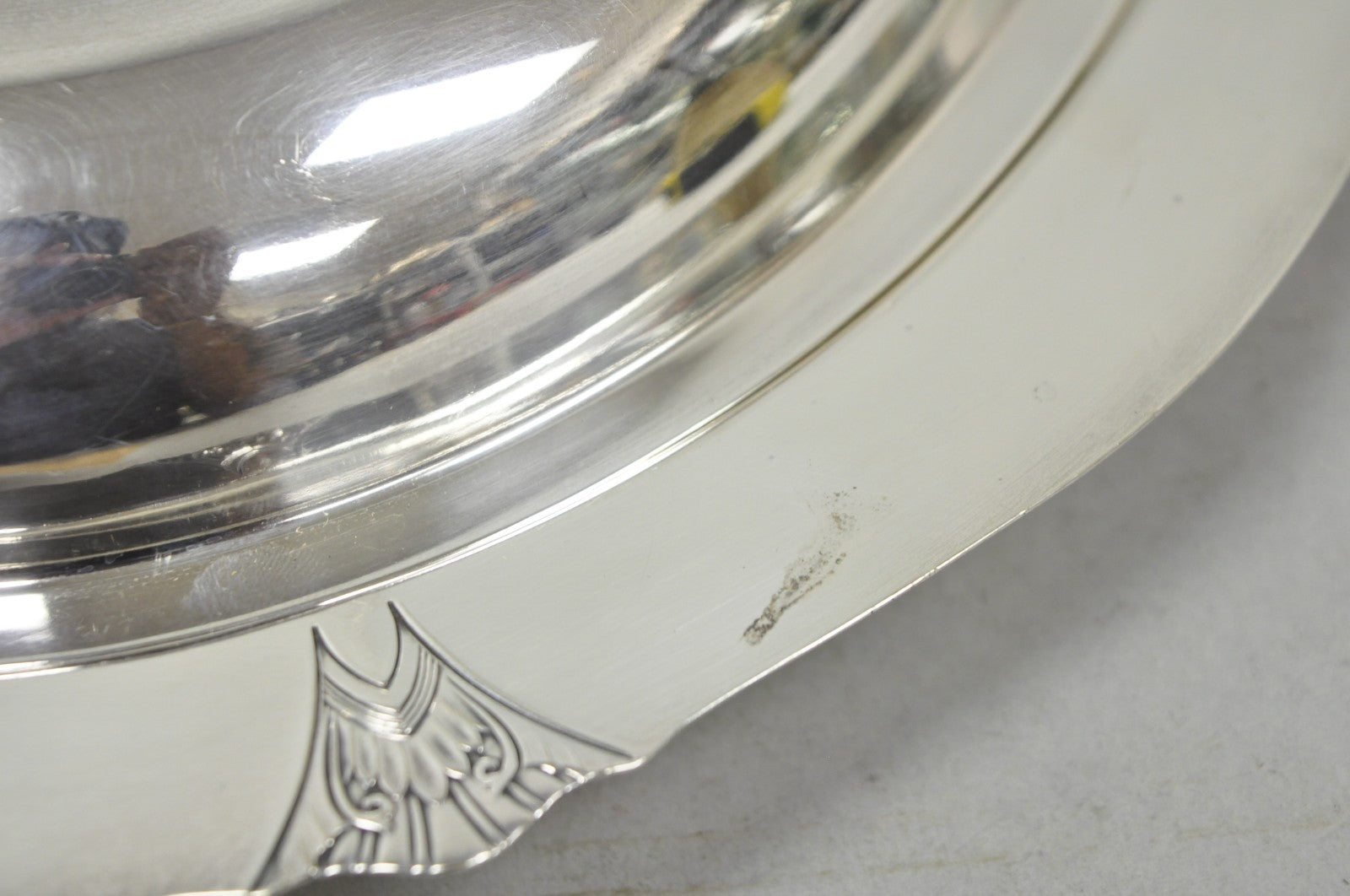 Vintage Victor SP Co Art Deco Silver Plated Covered Vegetable Serving Dish