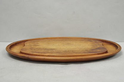 Vintage Mid Century Modern Henning Koppel Georg Jensen Teak Cutting Board Tray