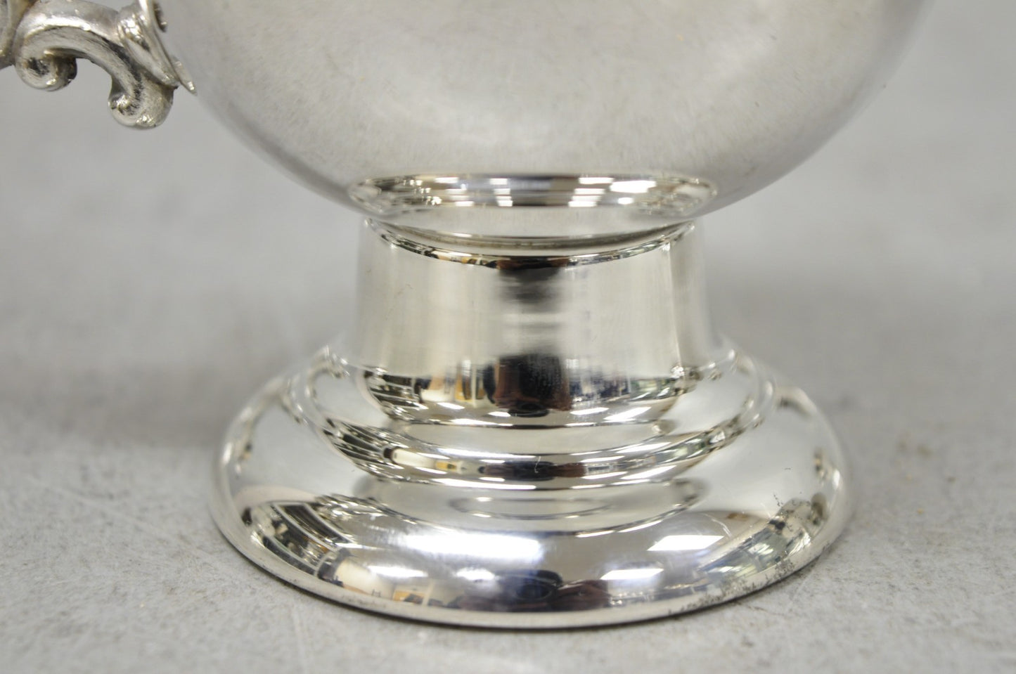 Vintage Large Silver Plated Pedestal Punch Bowl Set w/ 12 Cups - 14 Pc Set