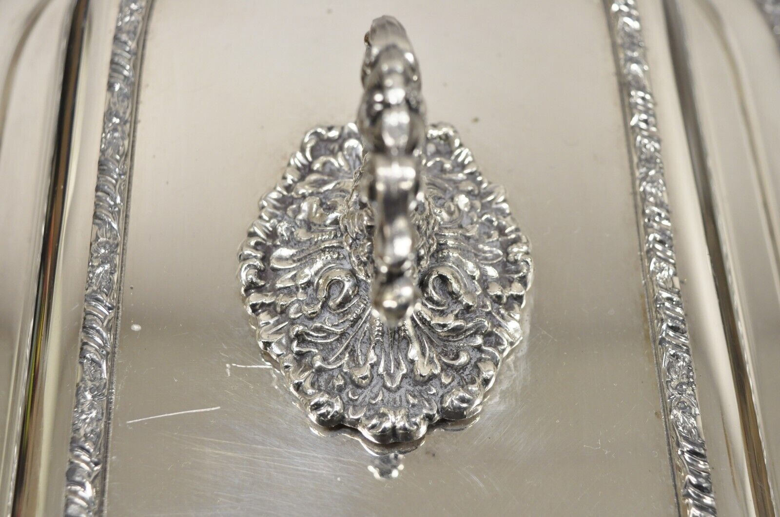 Oneida Henley Community Silver Plated Lidded Serving Dish Platter