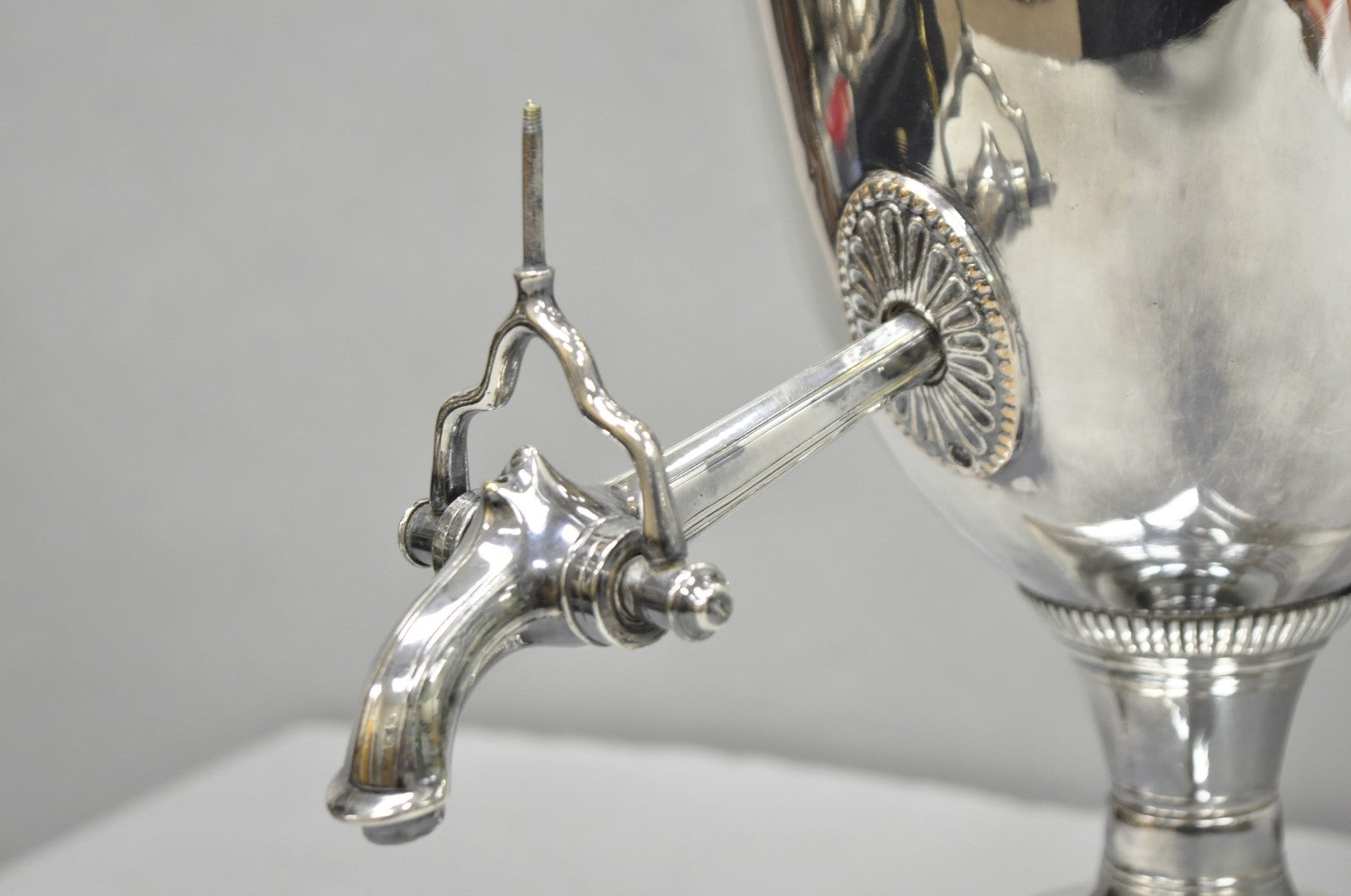 Antique English Regency Silver Plated Trophy Cup Urn Coffee Beverage Samovar