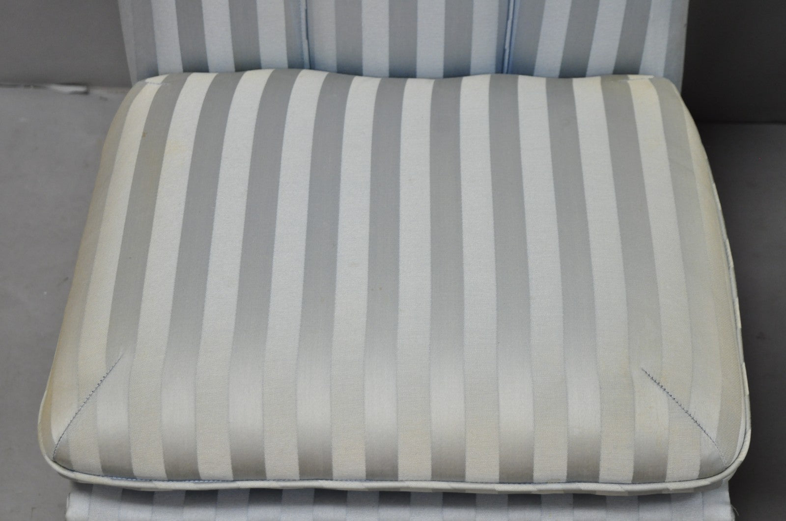 French Hollywood Regency Carved Walnut Rolled Back Slipper Lounge Chair - a Pair