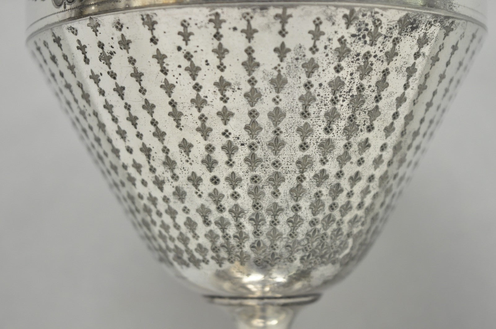 Antique Meriden English Victorian Silver Plated Goblet Cup w/ "H" Monogram