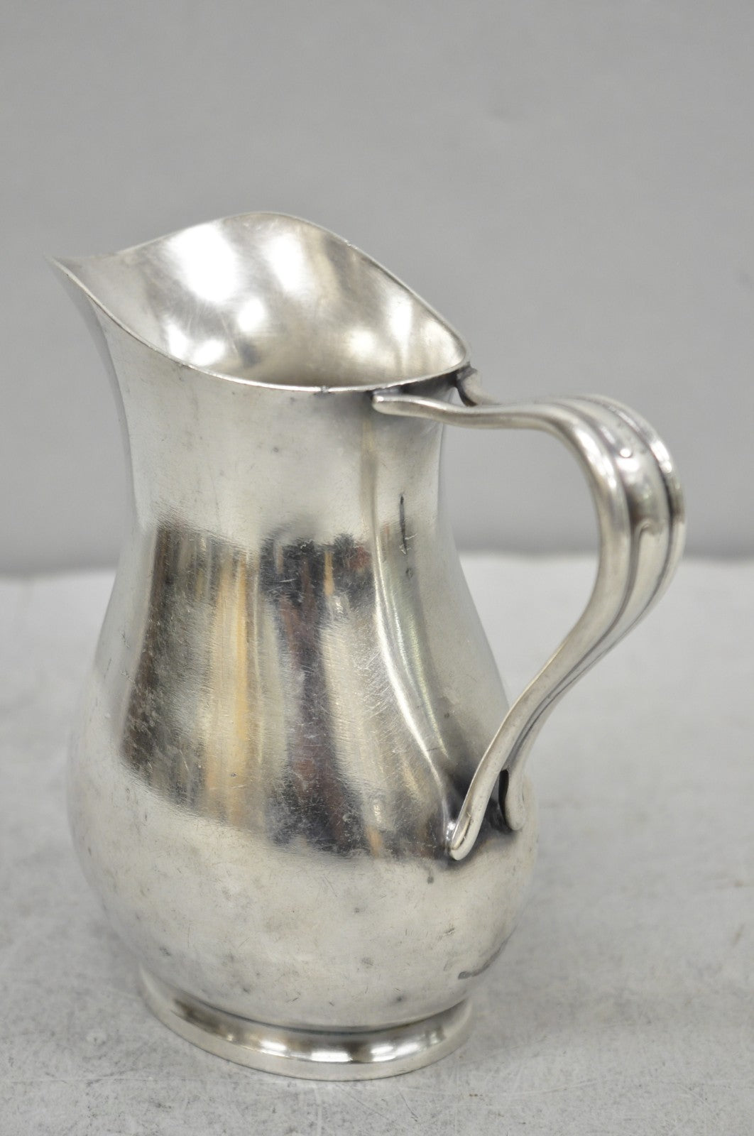 Vintage 1940s US Navy Reed & Barton Silver Plated Soldered Small Creamer Pitcher