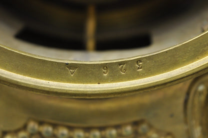 Antique G. Philippe for Palais Royal French Louis XV Style Bronze Figural Clock