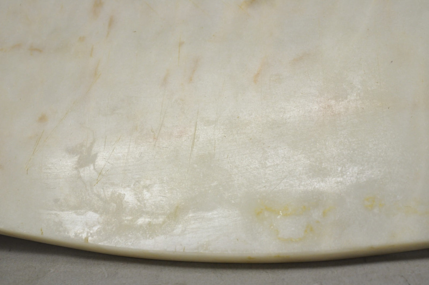 Vintage Mid Century Modern Fish Marble Metal Cutting Board Sushi Serving Platter