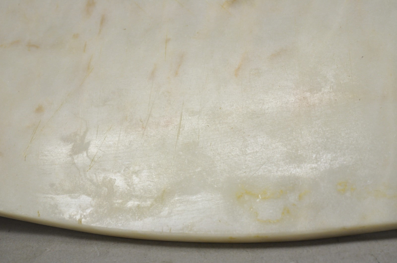 Vintage Mid Century Modern Fish Marble Metal Cutting Board Sushi Serving Platter