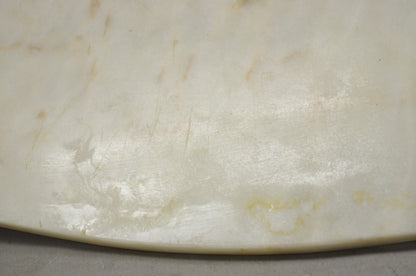 Vintage Mid Century Modern Fish Marble Metal Cutting Board Sushi Serving Platter