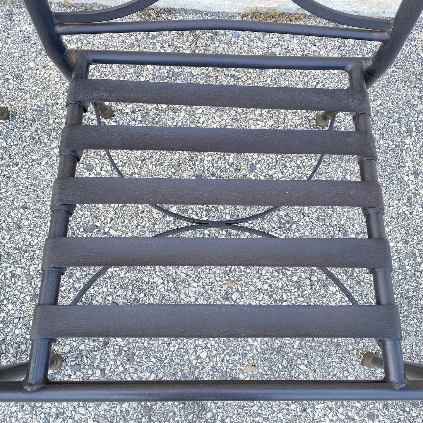 Decorator Aluminum & Steel Metal Ball Finial Outdoor Patio Pool Chair - Set of 4