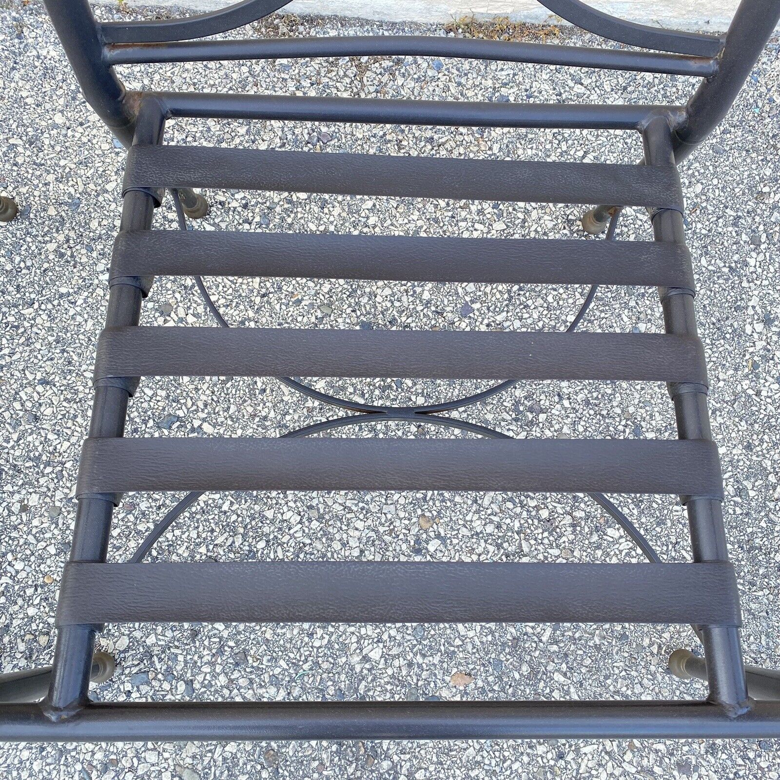 Decorator Aluminum & Steel Metal Ball Finial Outdoor Patio Pool Chair - Set of 4