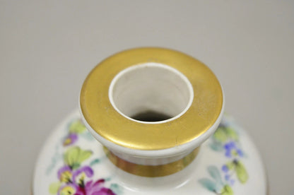 Antique French Victorian Hand Painted Porcelain Vanity Tonic Perfume Bottle